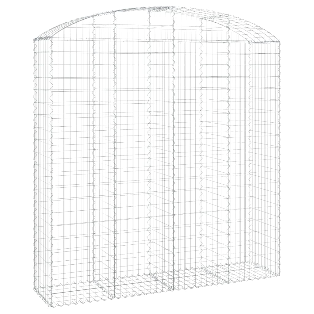 Coș gabion arcuit 200x50x200/220 cm fier galvanizat
