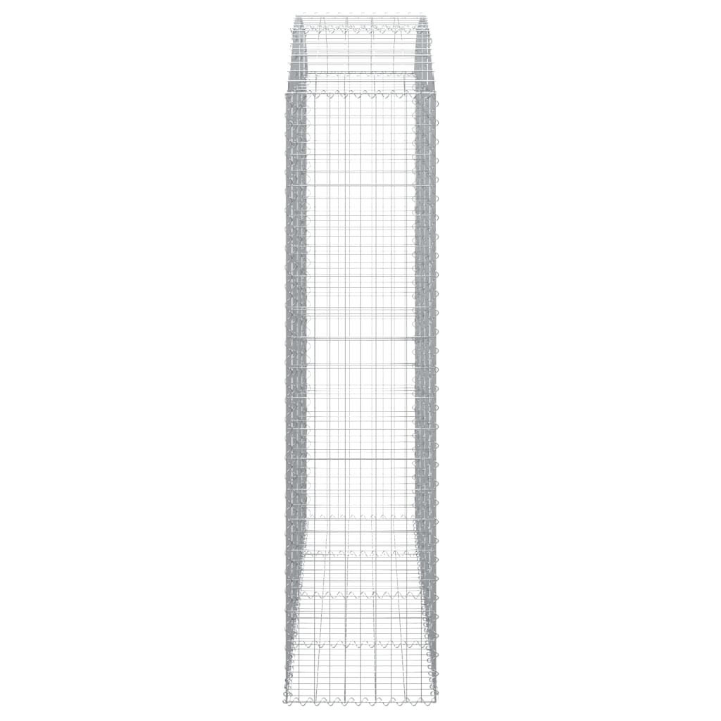 Coș gabion arcuit 200x50x200/220 cm fier galvanizat