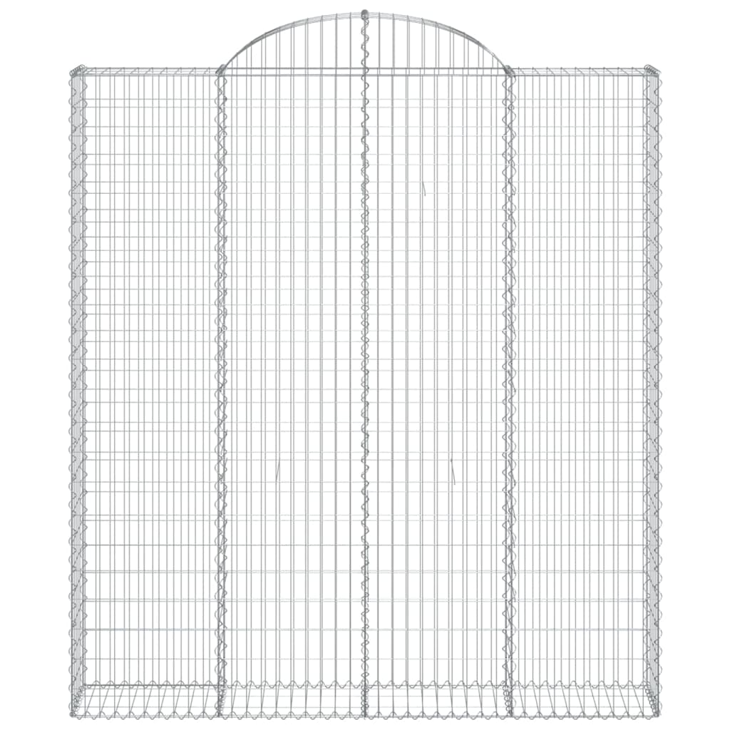 Coș gabion arcuit, 200x30x220/240, fier galvanizat