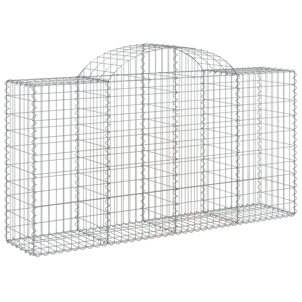 Coș gabion arcuit 200x50x100/120 cm fier galvanizat