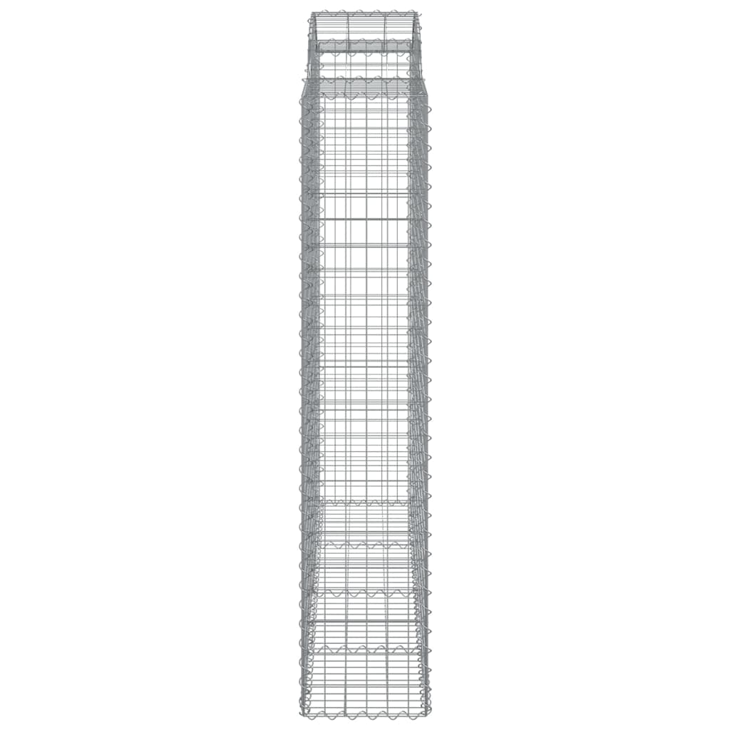 Coș gabion arcuit 200x50x200/220 cm fier galvanizat