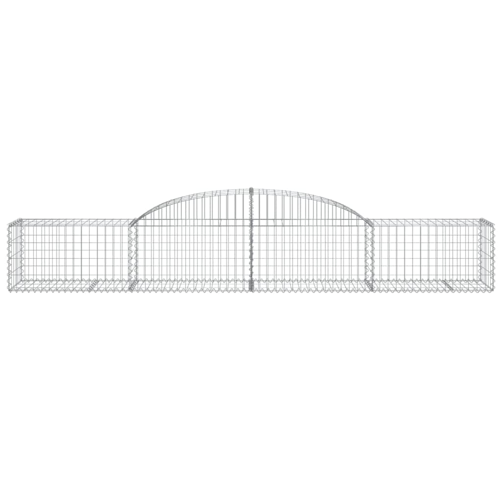 Coș gabion arcuit, 300x50x40/60 cm, fier galvanizat