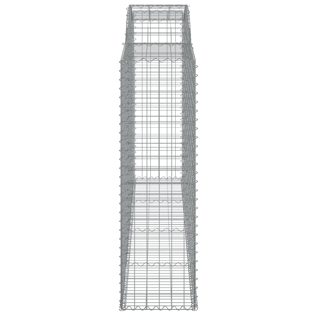 Coș gabion arcuit, 300x50x160/180 cm, fier galvanizat
