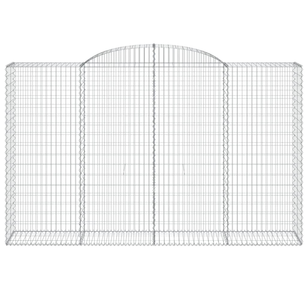 Coș gabion arcuit, 300x50x180/200 cm, fier galvanizat