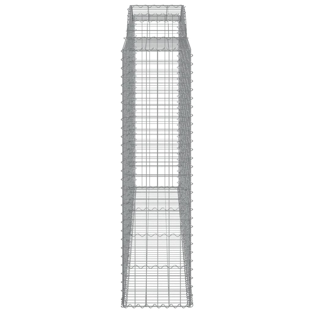 Coș gabion arcuit, 300x50x180/200 cm, fier galvanizat