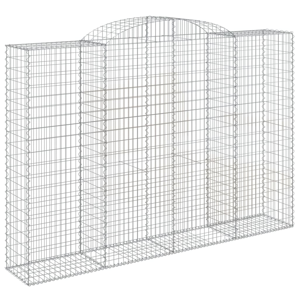 Coș gabion arcuit, 300x50x200/220 cm, fier galvanizat