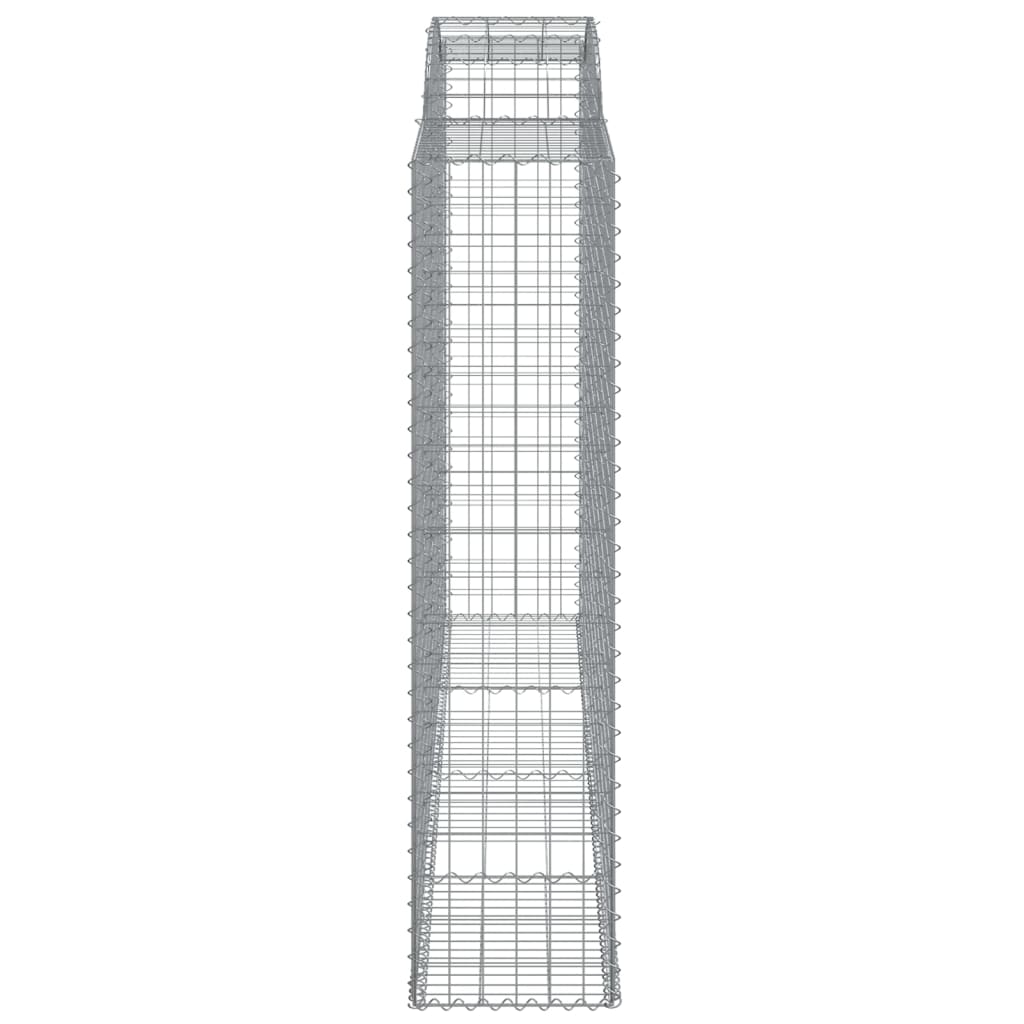 Coș gabion arcuit, 300x50x200/220 cm, fier galvanizat