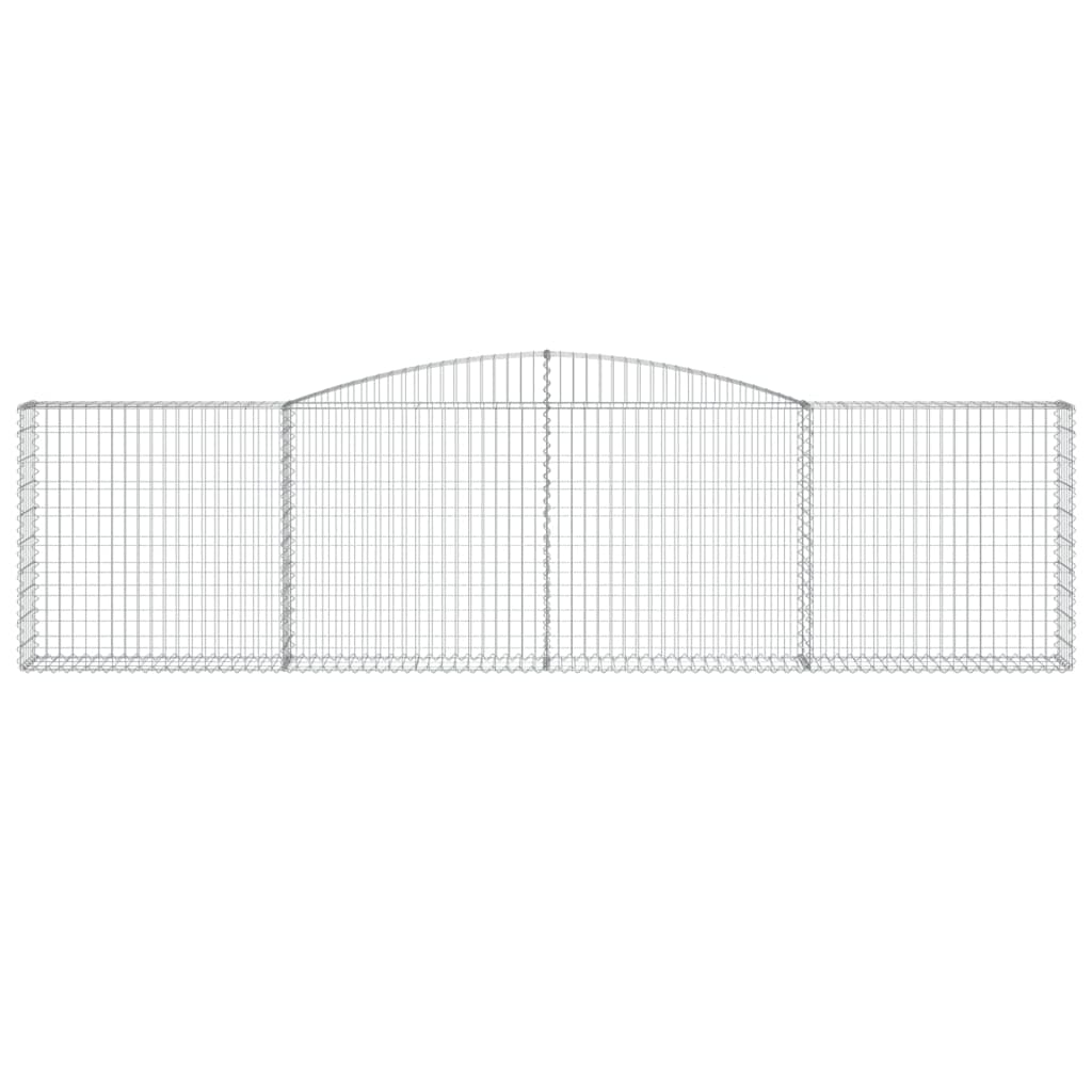 Coș gabion arcuit 400x30x100/120 cm fier galvanizat