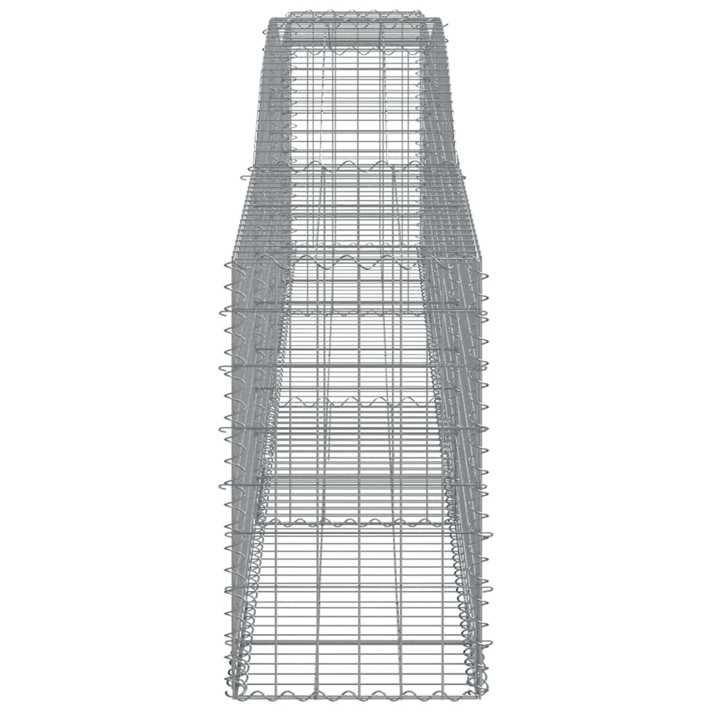 Coș gabion arcuit 400x50x80/100 cm fier galvanizat