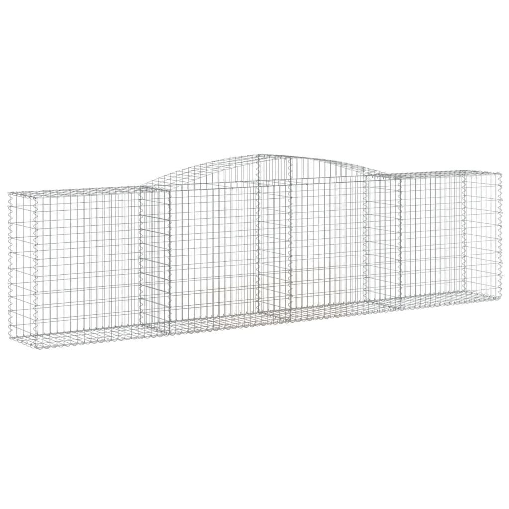 Coș gabion arcuit 400x50x100/120 cm fier galvanizat