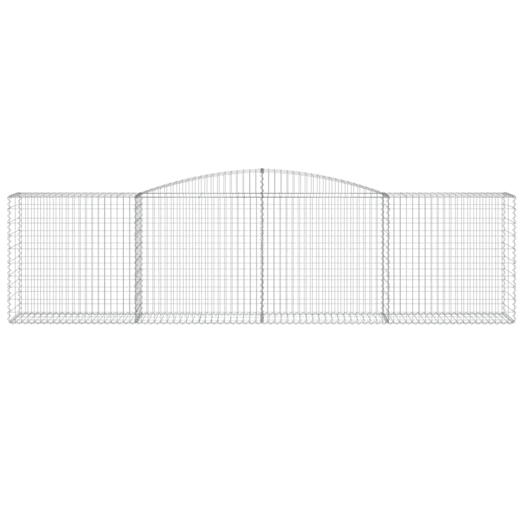 Coș gabion arcuit 400x50x100/120 cm fier galvanizat
