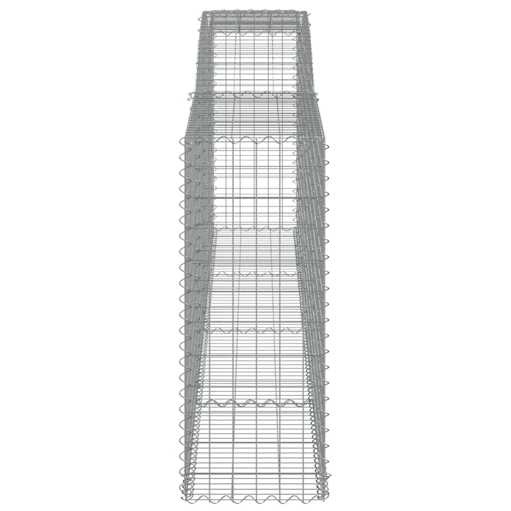 Coș gabion arcuit 400x50x120/140 cm fier galvanizat