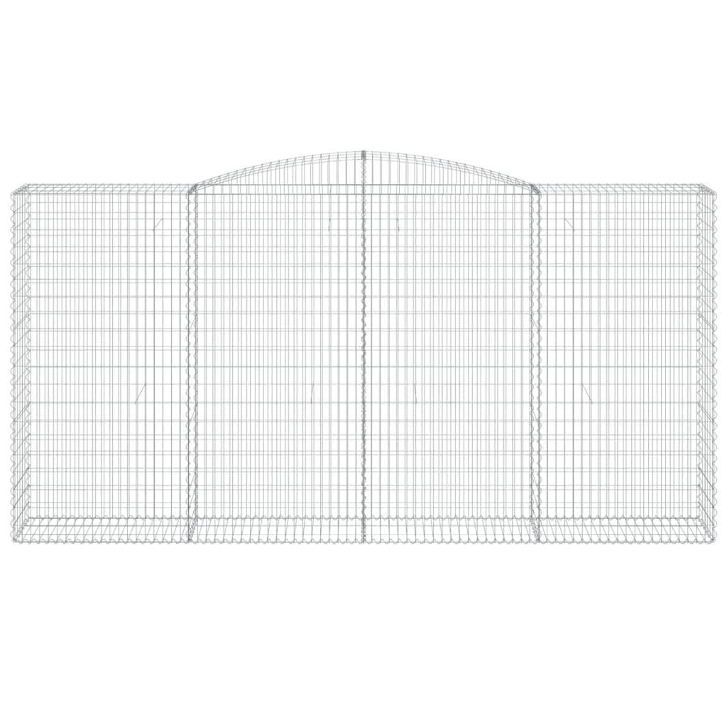 Coș gabion arcuit 400x50x200/220 cm fier galvanizat