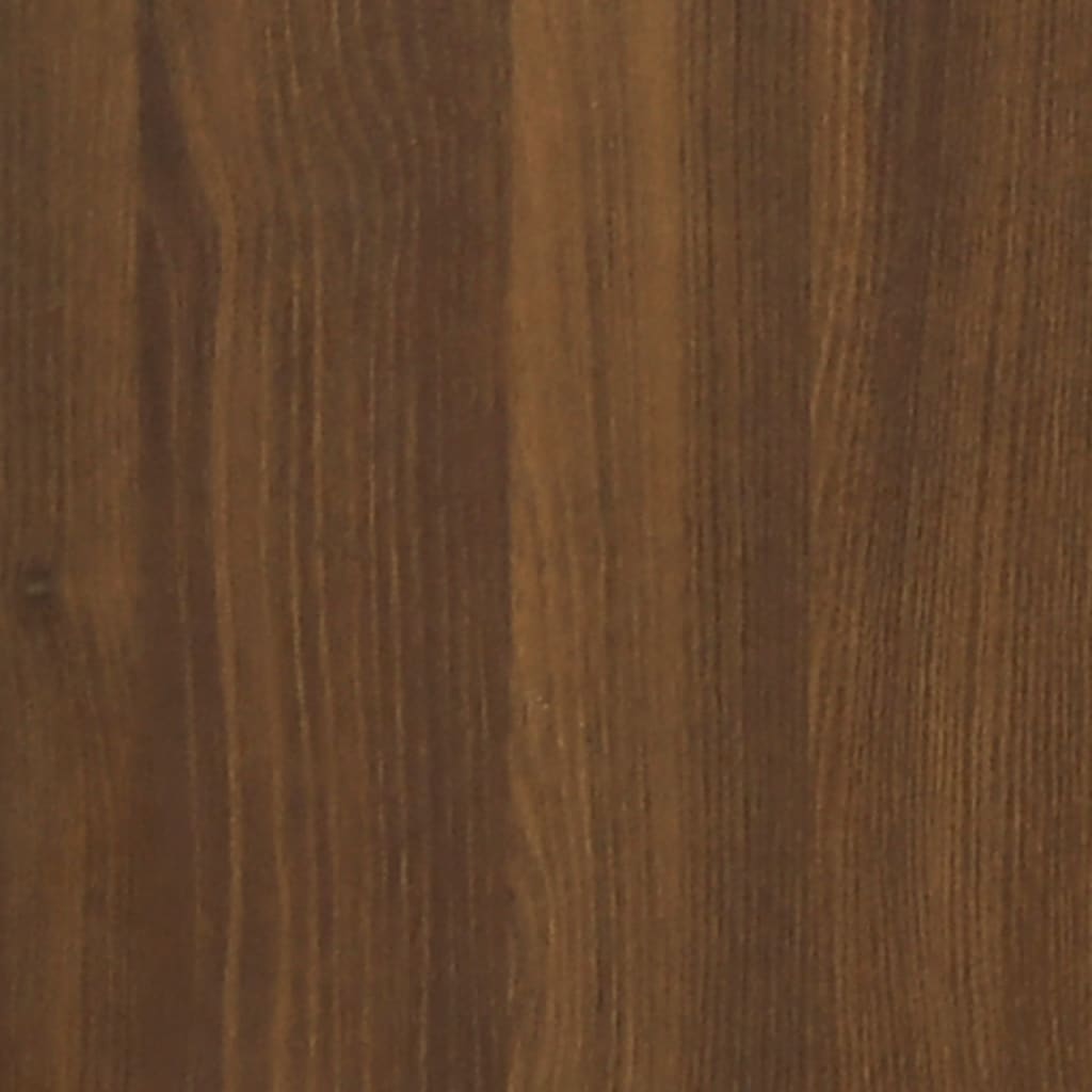 Coffee table, brown oak, 80x50x36 cm, composite wood