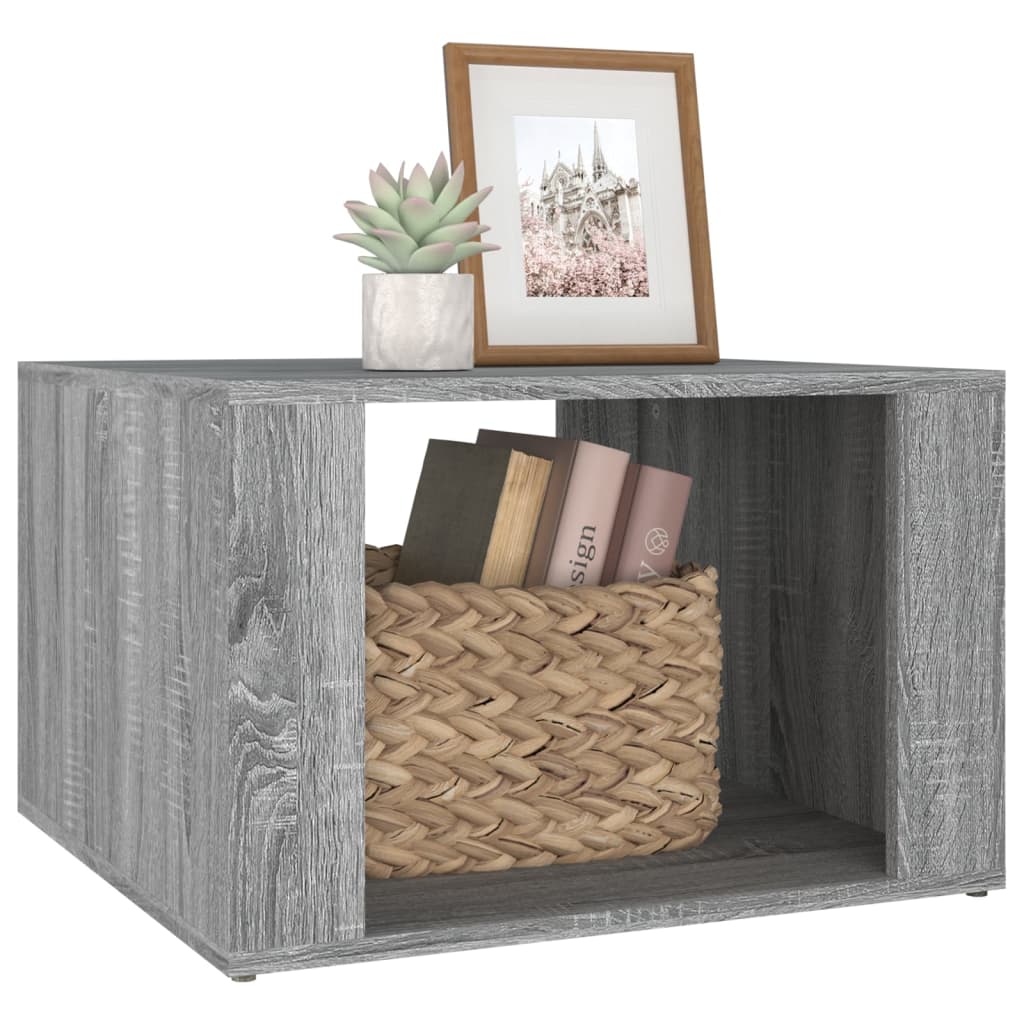 Bedside table, sonoma grey, 57x55x36 cm, composite wood