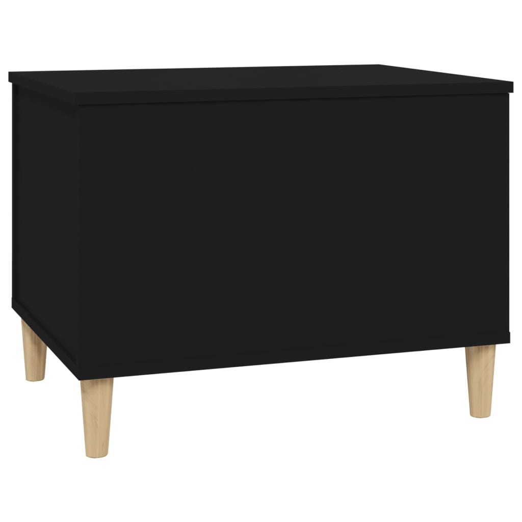 Coffee table, black, 60x44.5x45 cm, processed wood