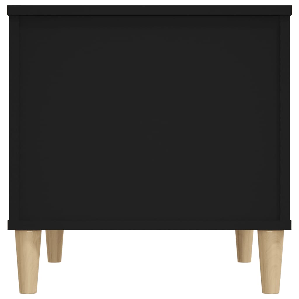 Coffee table, black, 60x44.5x45 cm, processed wood