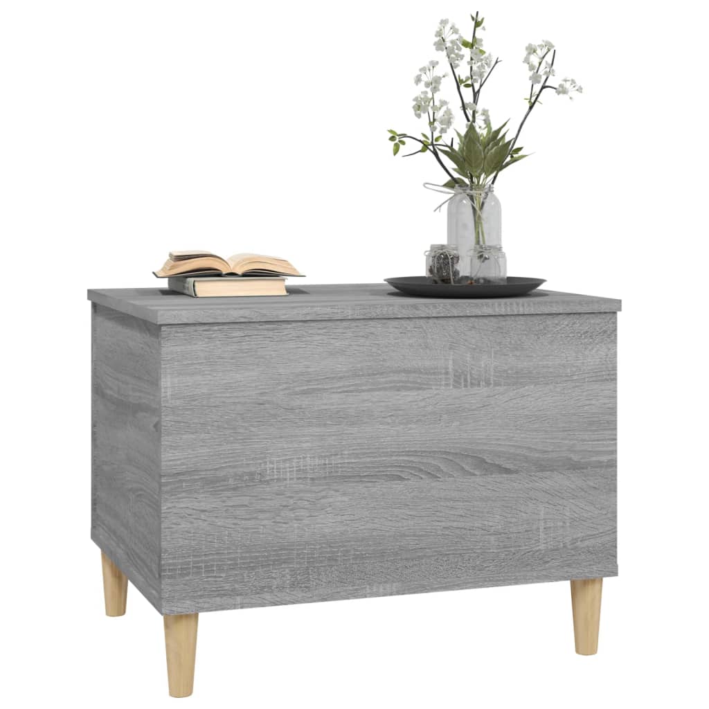 Coffee table, sonoma grey, 60x44.5x45 cm, processed wood