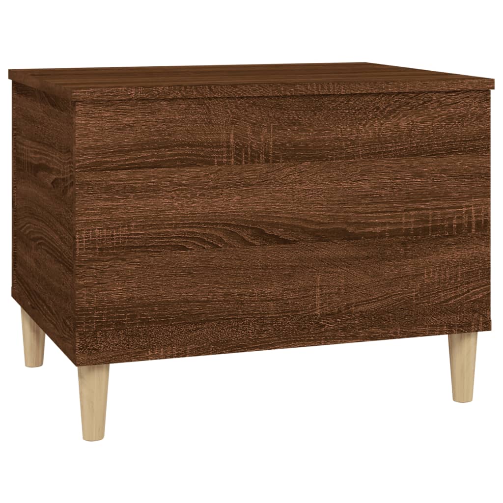 Coffee table, brown oak, 60x44.5x45 cm, processed wood
