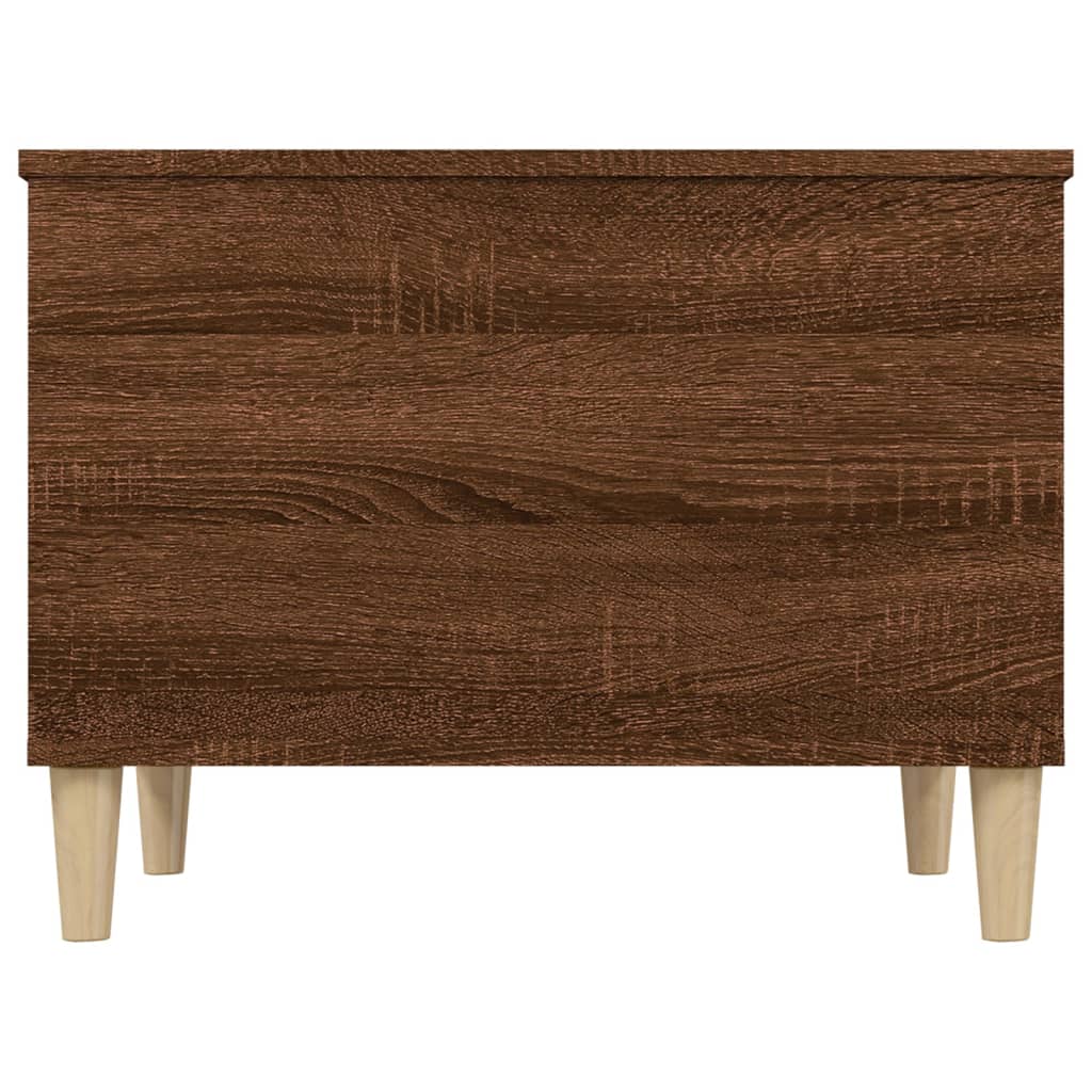Coffee table, brown oak, 60x44.5x45 cm, processed wood