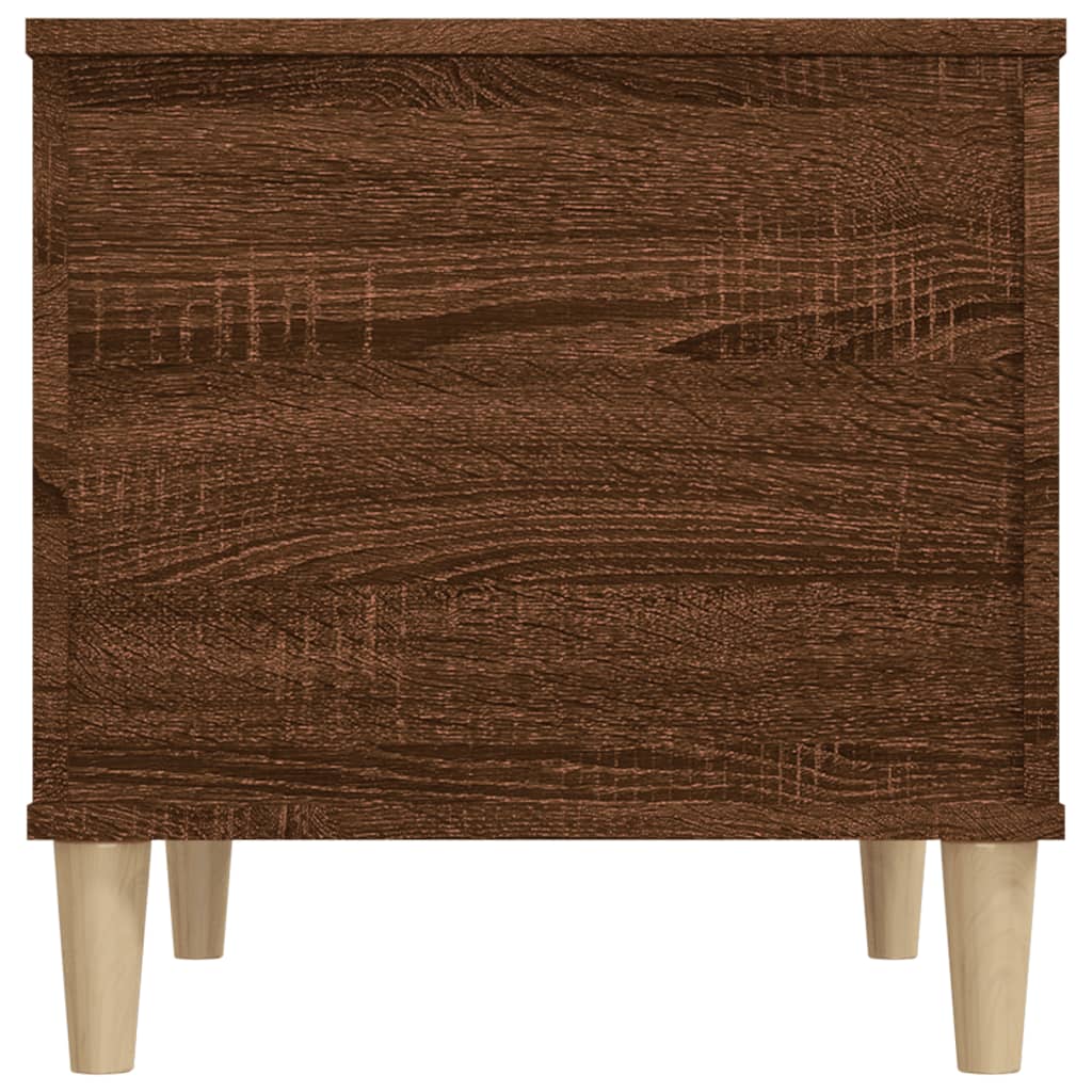 Coffee table, brown oak, 60x44.5x45 cm, processed wood