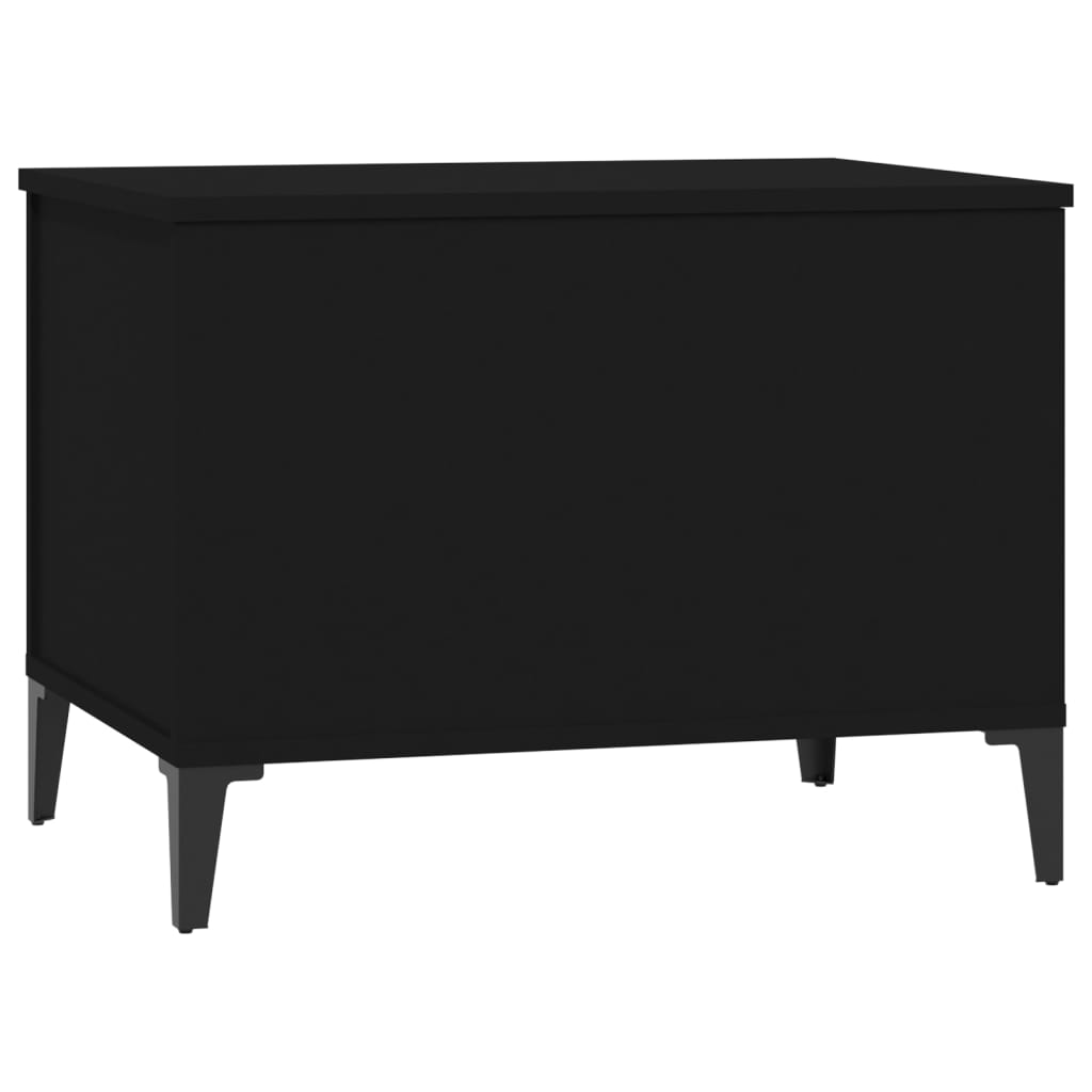 Coffee table, black, 60x44.5x45 cm, processed wood