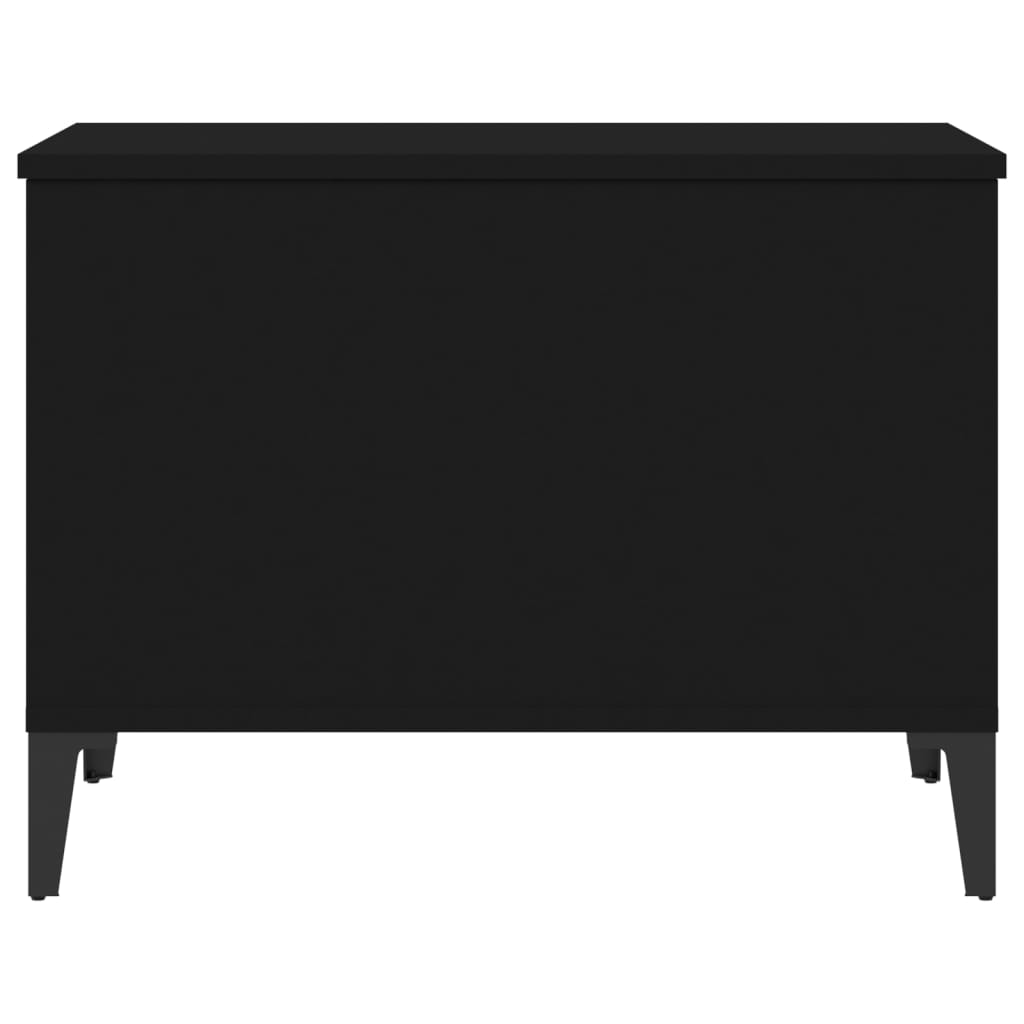 Coffee table, black, 60x44.5x45 cm, processed wood
