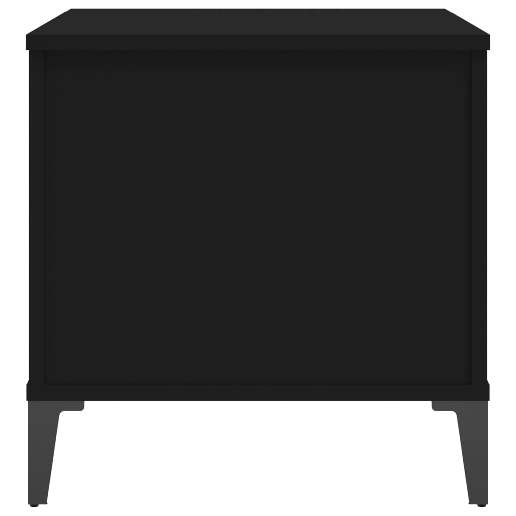 Coffee table, black, 60x44.5x45 cm, processed wood