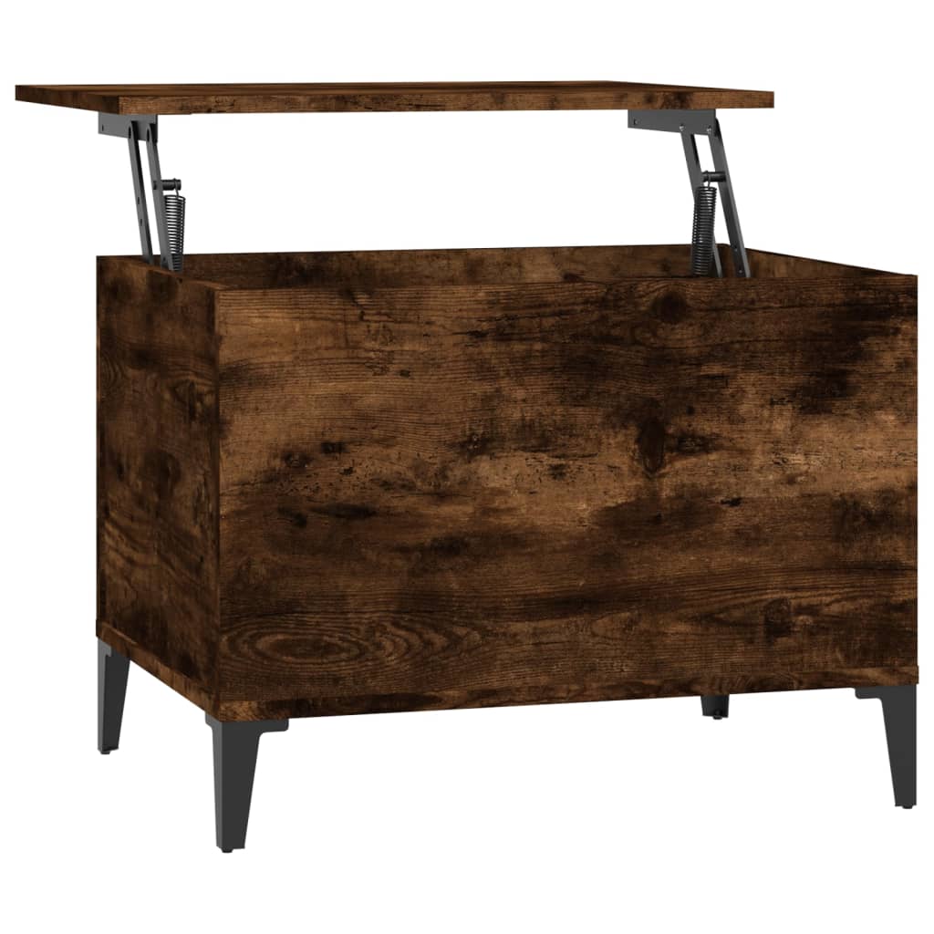 Coffee table, smoky oak, 60x44.5x45 cm, processed wood