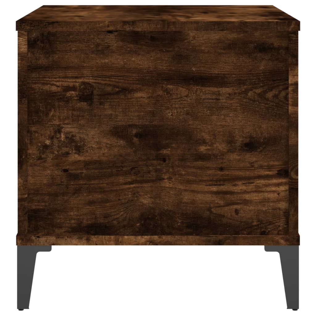 Coffee table, smoky oak, 60x44.5x45 cm, processed wood