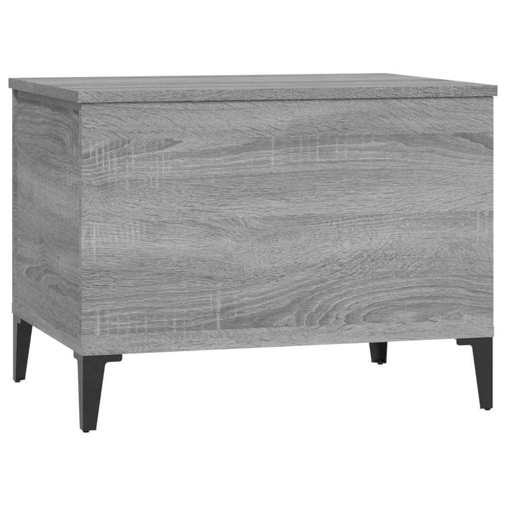 Coffee table, sonoma grey, 60x44.5x45 cm, processed wood