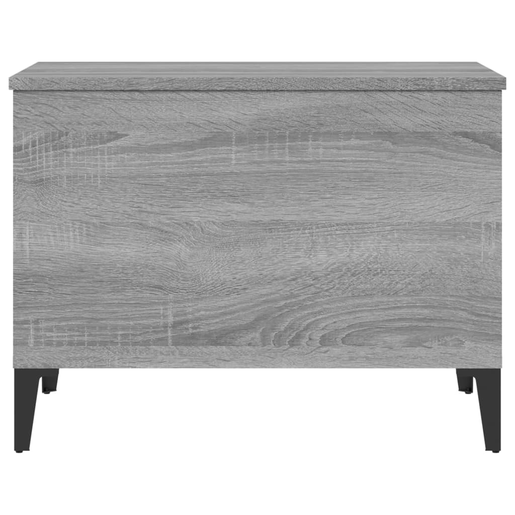 Coffee table, sonoma grey, 60x44.5x45 cm, processed wood