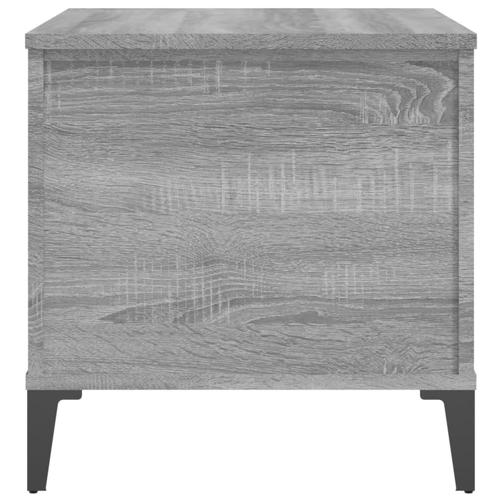 Coffee table, sonoma grey, 60x44.5x45 cm, processed wood