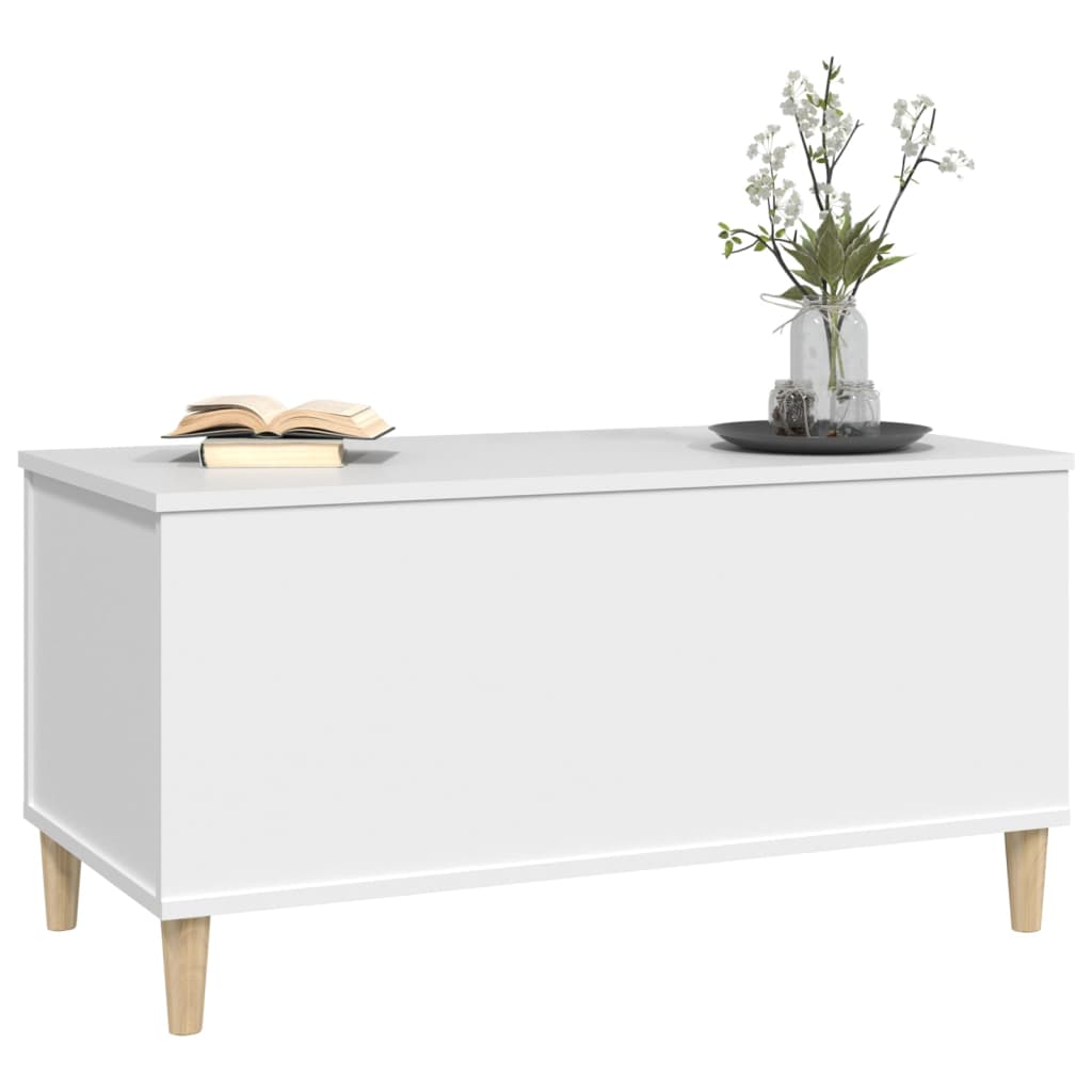 Coffee table, white, 90x44.5x45 cm, composite wood