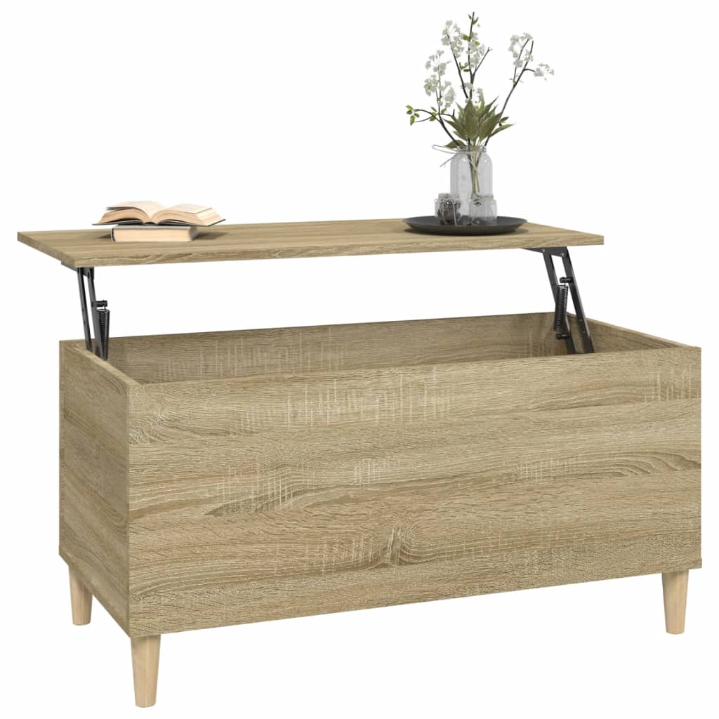 Coffee table, sonoma oak, 90x44.5x45 cm, composite wood