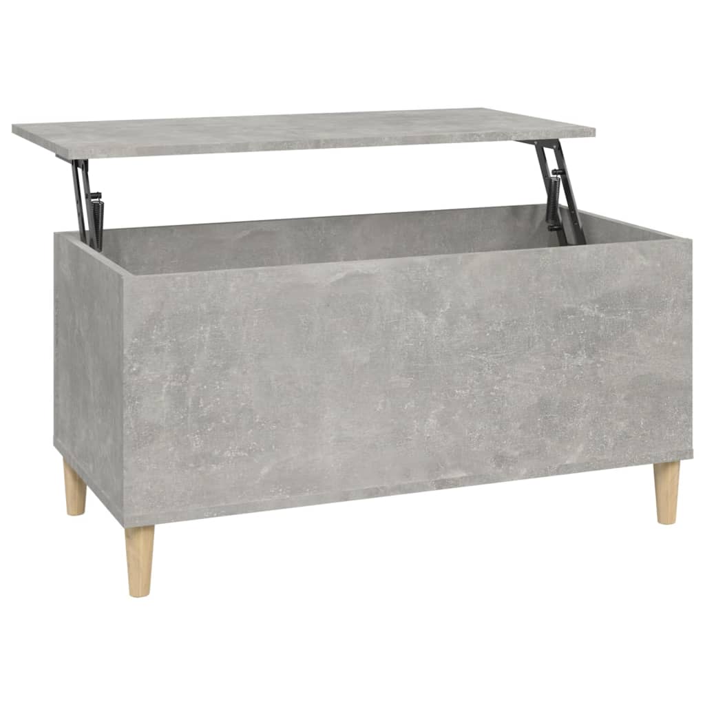 Coffee table, concrete grey, 90x44.5x45 cm, composite wood