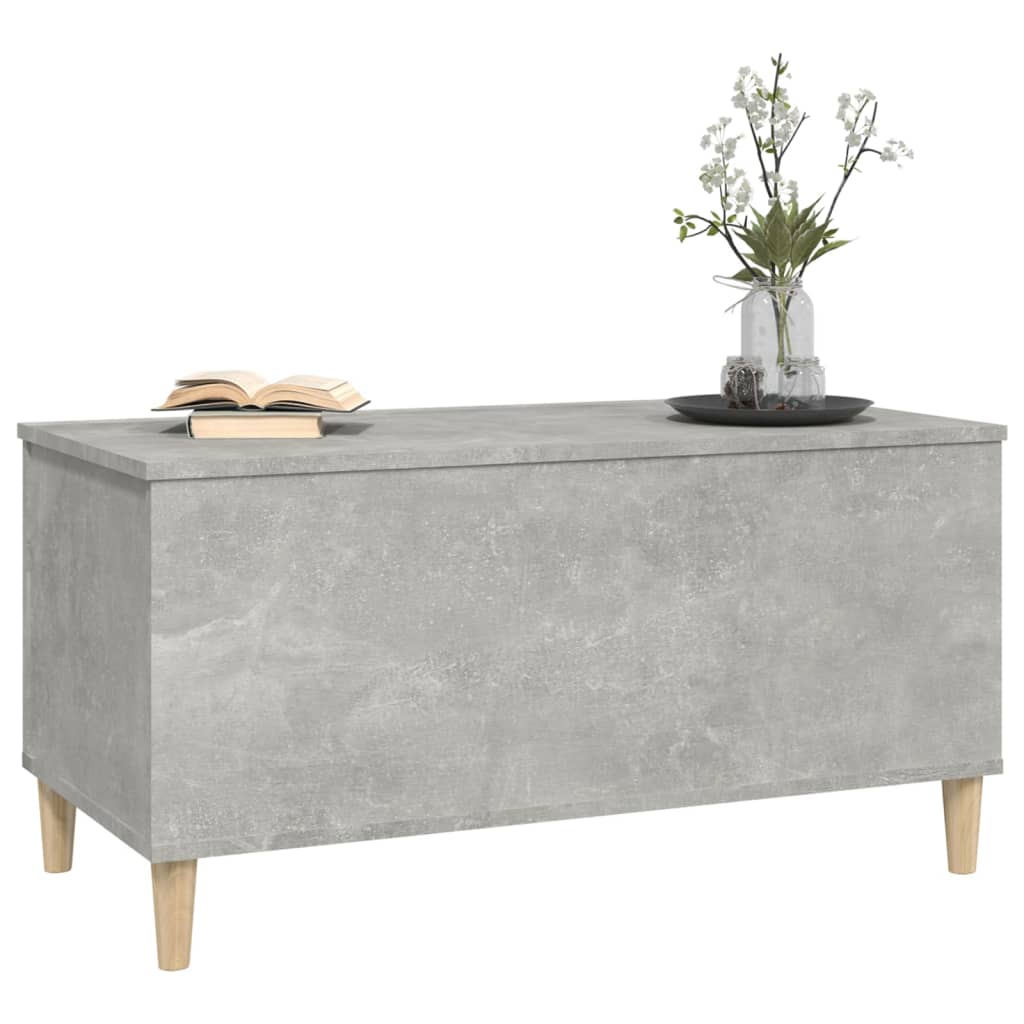 Coffee table, concrete grey, 90x44.5x45 cm, composite wood