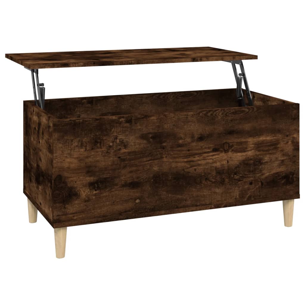 Coffee table, smoky oak, 90x44.5x45 cm, composite wood