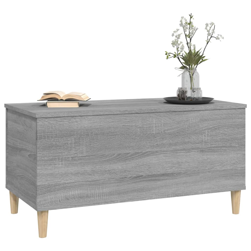 Coffee table, sonoma grey, 90x44.5x45 cm, composite wood