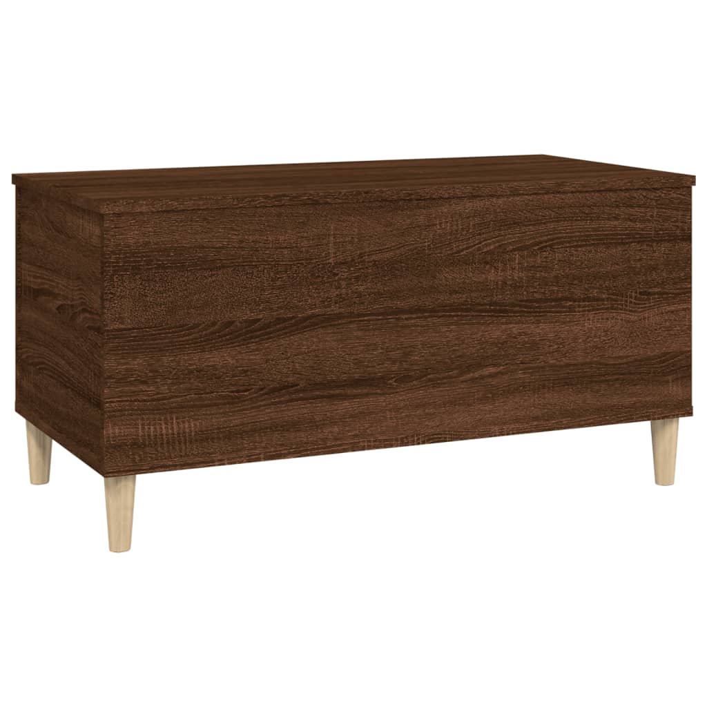 Coffee table, brown oak, 90x44.5x45 cm, composite wood