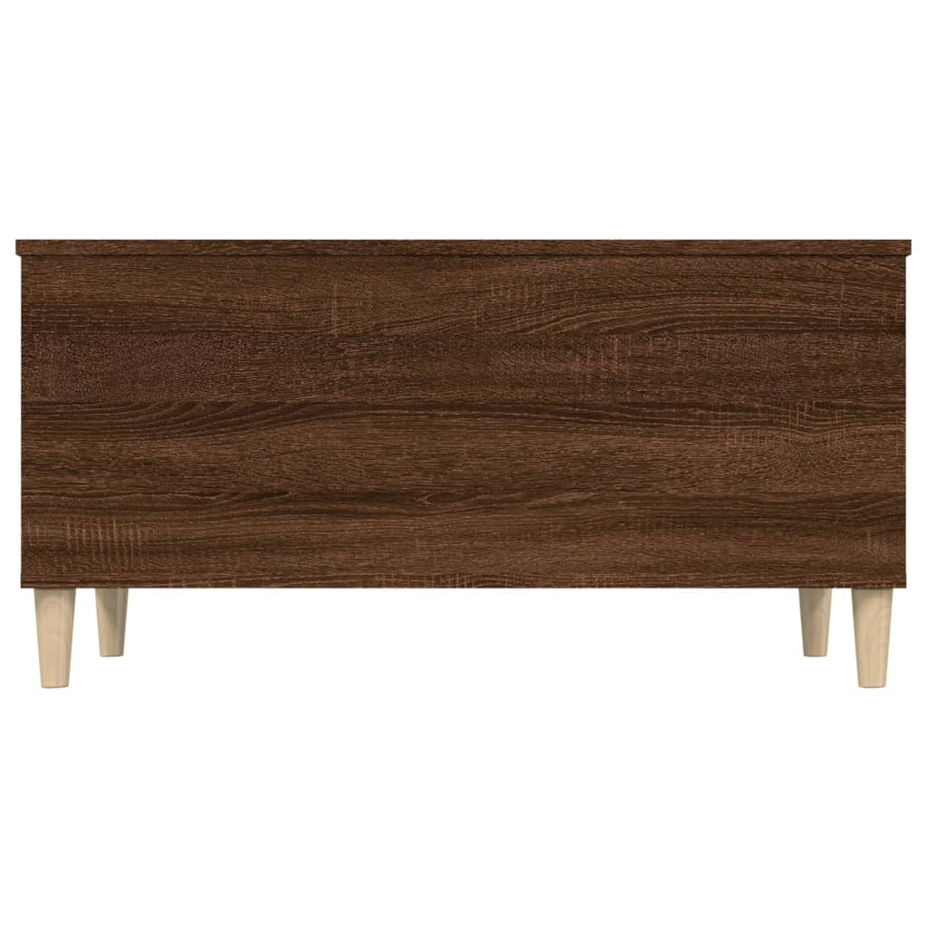 Coffee table, brown oak, 90x44.5x45 cm, composite wood