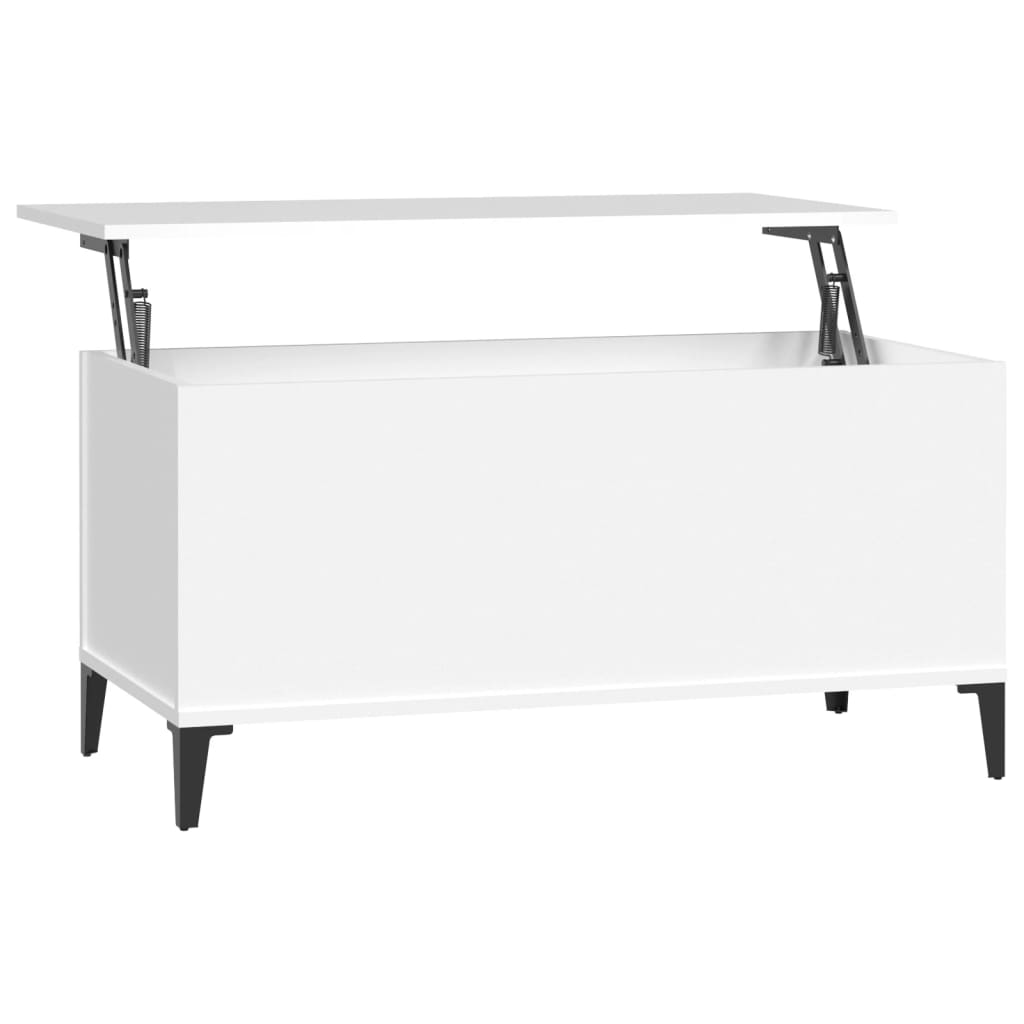 Coffee table, white, 90x44.5x45 cm, composite wood