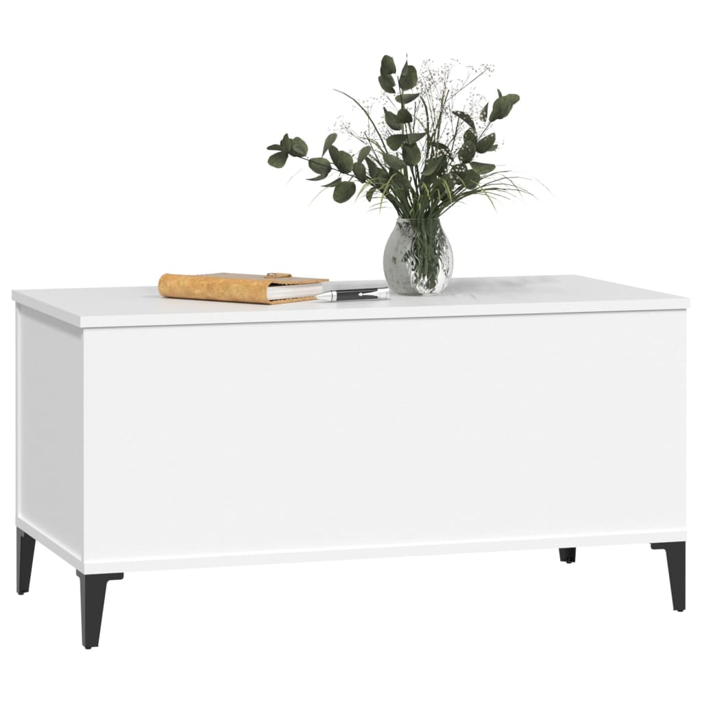 Coffee table, white, 90x44.5x45 cm, composite wood