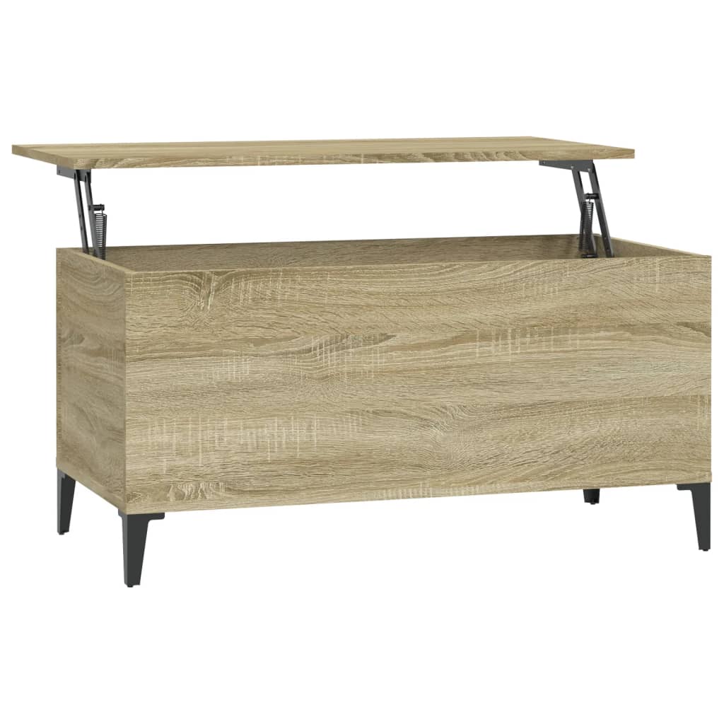 Coffee table, sonoma oak, 90x44.5x45 cm, composite wood