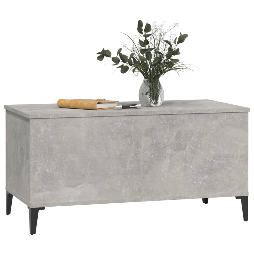 Coffee table, concrete grey, 90x44.5x45 cm, composite wood