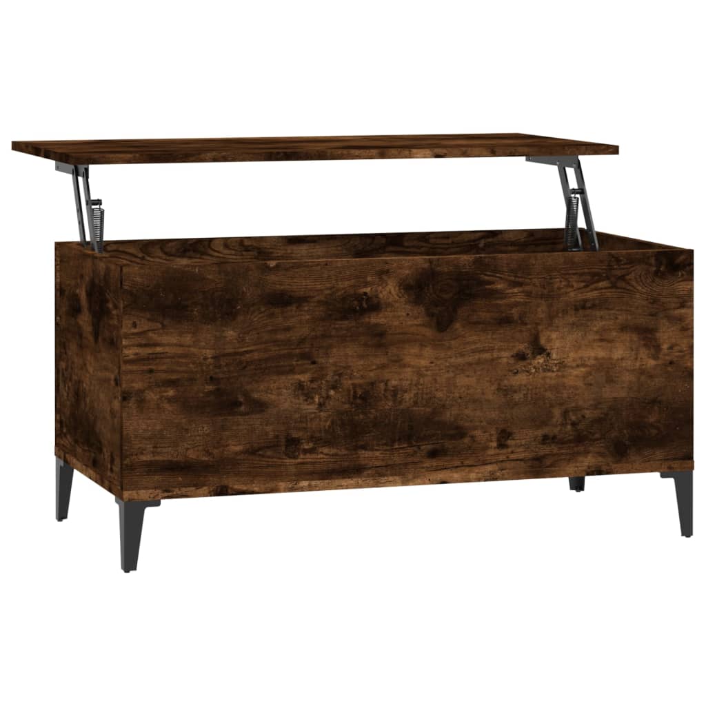 Coffee table, smoky oak, 90x44.5x45 cm, composite wood