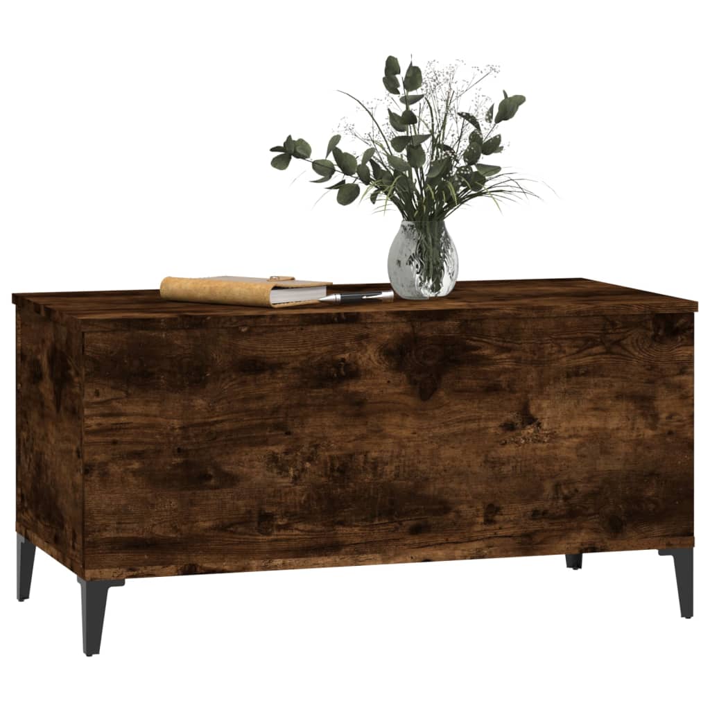 Coffee table, smoky oak, 90x44.5x45 cm, composite wood
