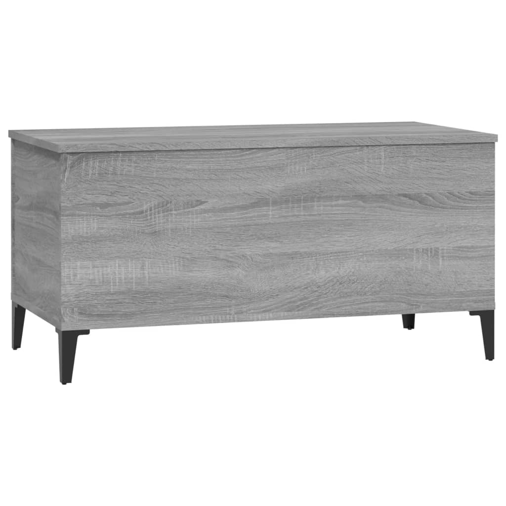 Coffee table, sonoma grey, 90x44.5x45 cm, composite wood