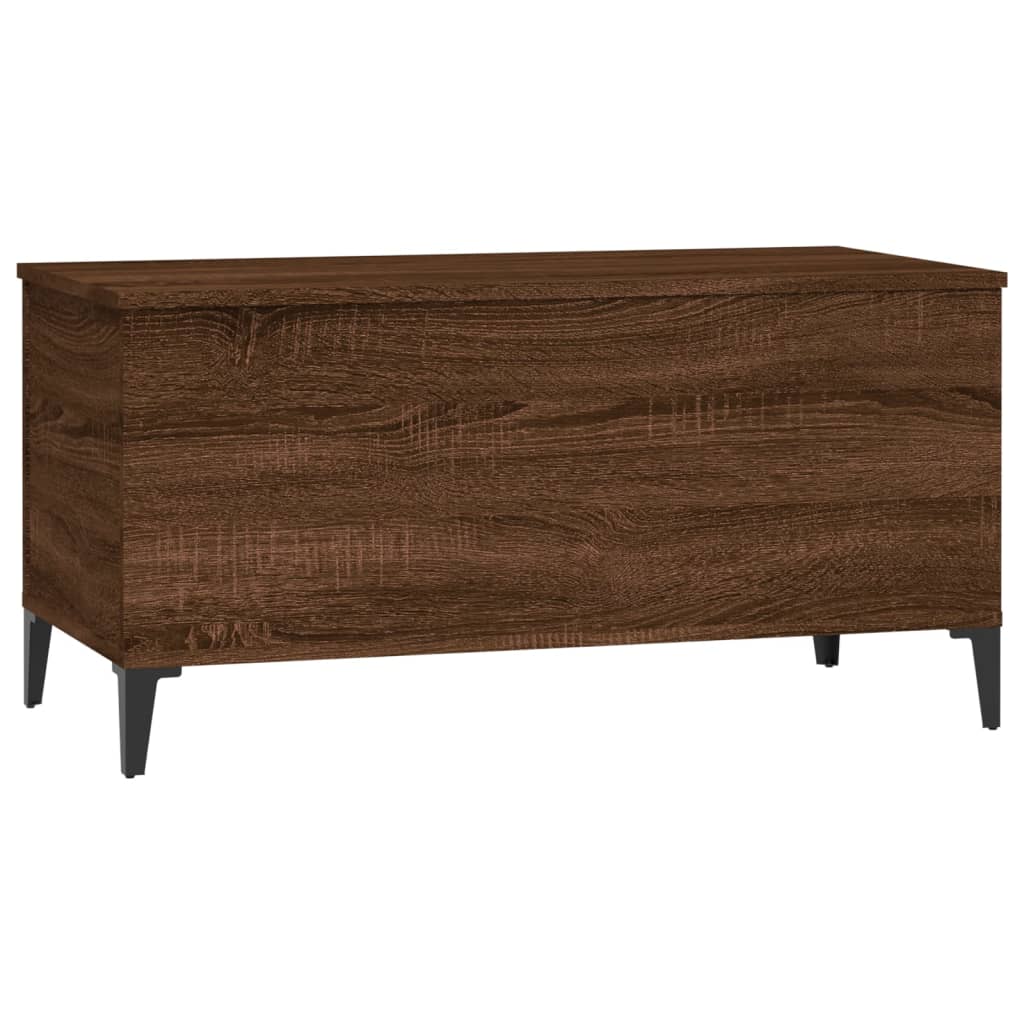 Coffee table, brown oak, 90x44.5x45 cm, composite wood