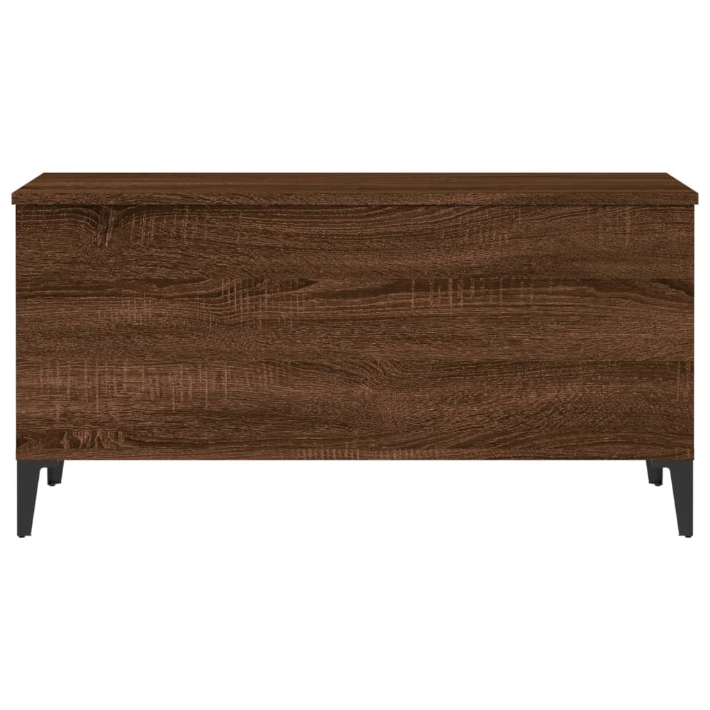 Coffee table, brown oak, 90x44.5x45 cm, composite wood